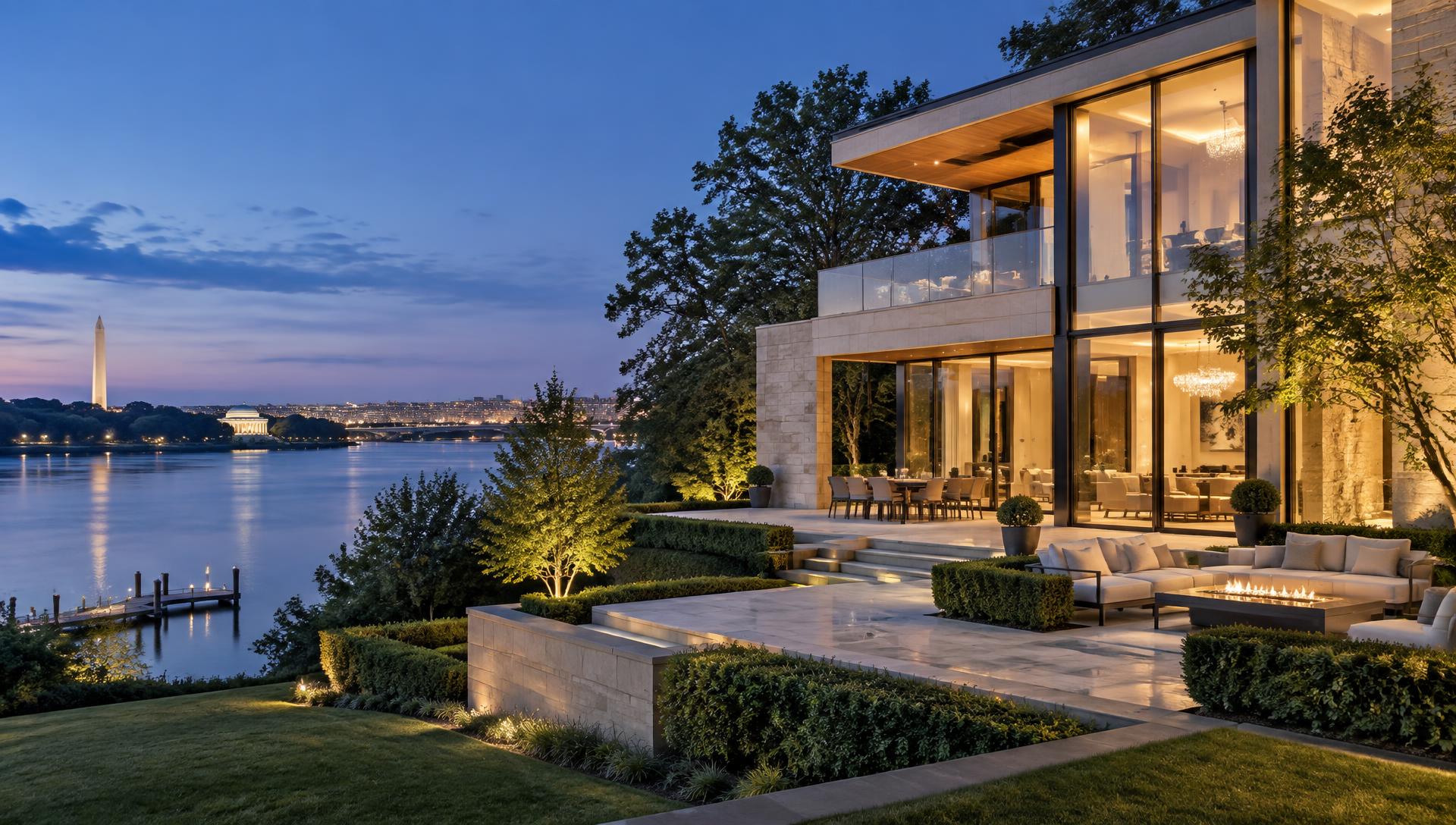 Waterfront home overlooking Washington